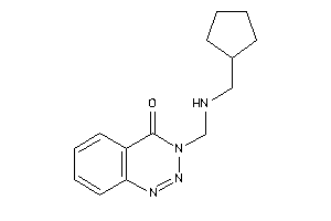 3-[(cyclopentylmethylamino)methyl]-1,2,3-benzotriazin-4-one