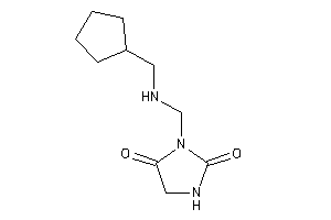3-[(cyclopentylmethylamino)methyl]hydantoin