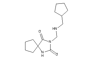 Image of 3-[(cyclopentylmethylamino)methyl]-1,3-diazaspiro[4.4]nonane-2,4-quinone