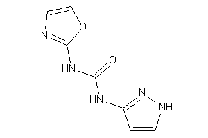 1-oxazol-2-yl-3-(1H-pyrazol-3-yl)urea