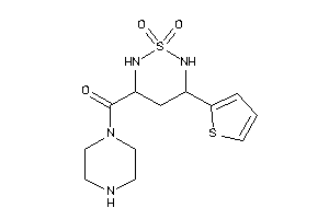 [1,1-diketo-5-(2-thienyl)-1,2,6-thiadiazinan-3-yl]-piperazino-methanone