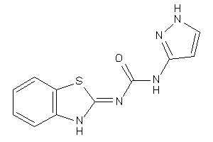 1-(3H-1,3-benzothiazol-2-ylidene)-3-(1H-pyrazol-3-yl)urea