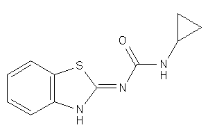 1-(3H-1,3-benzothiazol-2-ylidene)-3-cyclopropyl-urea