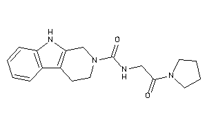Image of N-(2-keto-2-pyrrolidino-ethyl)-1,3,4,9-tetrahydro-$b-carboline-2-carboxamide
