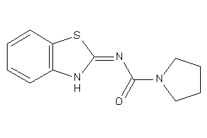 Image of N-(3H-1,3-benzothiazol-2-ylidene)pyrrolidine-1-carboxamide