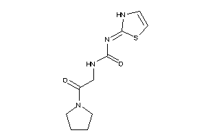 1-(2-keto-2-pyrrolidino-ethyl)-3-(4-thiazolin-2-ylidene)urea