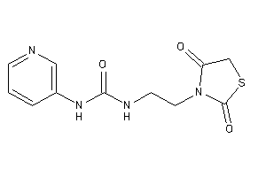 1-[2-(2,4-diketothiazolidin-3-yl)ethyl]-3-(3-pyridyl)urea
