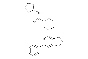 N-cyclopentyl-1-(2-phenyl-6,7-dihydro-5H-cyclopenta[d]pyrimidin-4-yl)nipecotamide