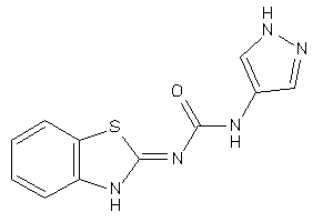 1-(3H-1,3-benzothiazol-2-ylidene)-3-(1H-pyrazol-4-yl)urea