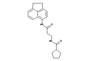 N-[3-(acenaphthen-5-ylamino)-3-keto-propyl]cyclopentanecarboxamide