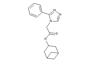 2-(3-phenyl-1,2,4-triazol-4-yl)acetic Acid Norpinan-3-yl Ester