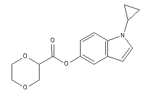 1,4-dioxane-2-carboxylic Acid (1-cyclopropylindol-5-yl) Ester