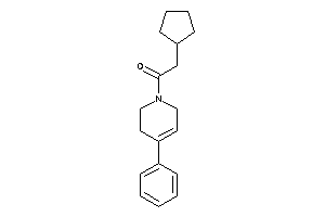 2-cyclopentyl-1-(4-phenyl-3,6-dihydro-2H-pyridin-1-yl)ethanone