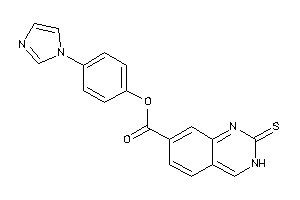 2-thioxo-3H-quinazoline-7-carboxylic Acid (4-imidazol-1-ylphenyl) Ester