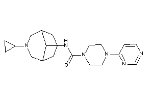 N-(7-cyclopropyl-7-azabicyclo[3.3.1]nonan-9-yl)-4-(4-pyrimidyl)piperazine-1-carboxamide