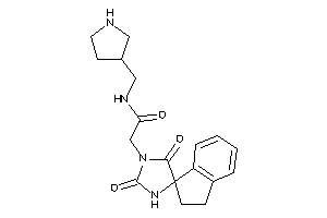 Image of 2-(2,5-diketospiro[imidazolidine-4,1'-indane]-1-yl)-N-(pyrrolidin-3-ylmethyl)acetamide