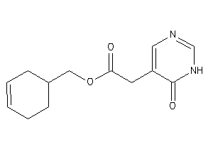 2-(6-keto-1H-pyrimidin-5-yl)acetic Acid Cyclohex-3-en-1-ylmethyl Ester