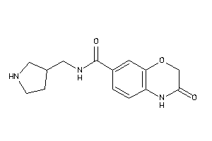 3-keto-N-(pyrrolidin-3-ylmethyl)-4H-1,4-benzoxazine-7-carboxamide