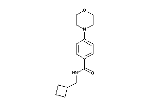 N-(cyclobutylmethyl)-4-morpholino-benzamide