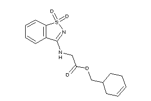 2-[(1,1-diketo-1,2-benzothiazol-3-yl)amino]acetic Acid Cyclohex-3-en-1-ylmethyl Ester