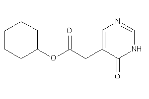 2-(6-keto-1H-pyrimidin-5-yl)acetic Acid Cyclohexyl Ester