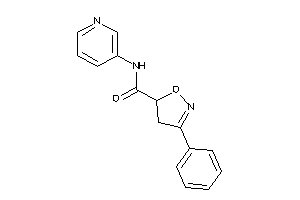 3-phenyl-N-(3-pyridyl)-2-isoxazoline-5-carboxamide