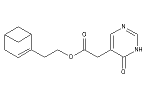 2-(6-keto-1H-pyrimidin-5-yl)acetic Acid 2-(4-bicyclo[3.1.1]hept-3-enyl)ethyl Ester