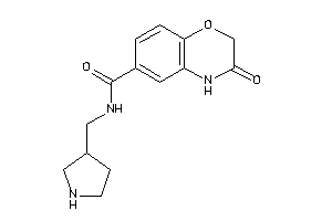 3-keto-N-(pyrrolidin-3-ylmethyl)-4H-1,4-benzoxazine-6-carboxamide