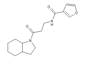 N-[3-(2,3,3a,4,5,6,7,7a-octahydroindol-1-yl)-3-keto-propyl]-3-furamide