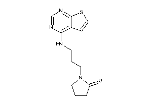 1-[3-(thieno[2,3-d]pyrimidin-4-ylamino)propyl]-2-pyrrolidone