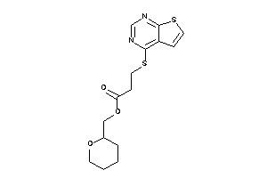 3-(thieno[2,3-d]pyrimidin-4-ylthio)propionic Acid Tetrahydropyran-2-ylmethyl Ester