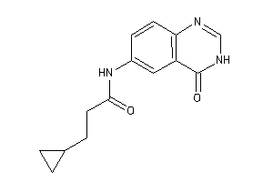 3-cyclopropyl-N-(4-keto-3H-quinazolin-6-yl)propionamide