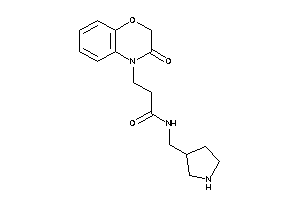 3-(3-keto-1,4-benzoxazin-4-yl)-N-(pyrrolidin-3-ylmethyl)propionamide