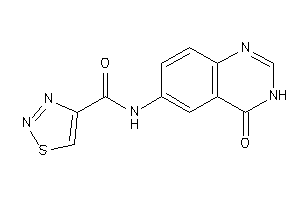 N-(4-keto-3H-quinazolin-6-yl)thiadiazole-4-carboxamide