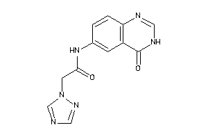 N-(4-keto-3H-quinazolin-6-yl)-2-(1,2,4-triazol-1-yl)acetamide