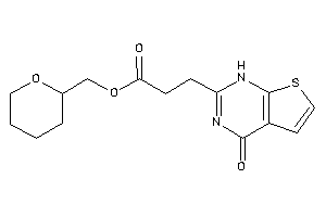 Image of 3-(4-keto-1H-thieno[2,3-d]pyrimidin-2-yl)propionic Acid Tetrahydropyran-2-ylmethyl Ester