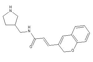 3-(2H-chromen-3-yl)-N-(pyrrolidin-3-ylmethyl)acrylamide