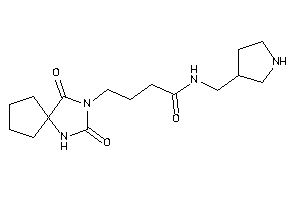 Image of 4-(2,4-diketo-1,3-diazaspiro[4.4]nonan-3-yl)-N-(pyrrolidin-3-ylmethyl)butyramide
