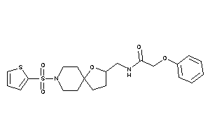 2-phenoxy-N-[[8-(2-thienylsulfonyl)-4-oxa-8-azaspiro[4.5]decan-3-yl]methyl]acetamide