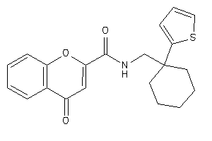 4-keto-N-[[1-(2-thienyl)cyclohexyl]methyl]chromene-2-carboxamide