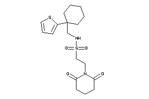 2-glutarimido-N-[[1-(2-thienyl)cyclohexyl]methyl]ethanesulfonamide