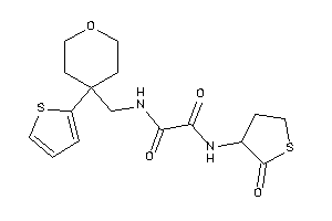 N'-(2-ketotetrahydrothiophen-3-yl)-N-[[4-(2-thienyl)tetrahydropyran-4-yl]methyl]oxamide