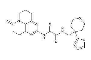 N-(ketoBLAHyl)-N'-[[4-(2-thienyl)tetrahydropyran-4-yl]methyl]oxamide