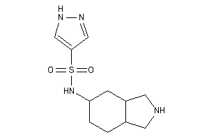 N-(2,3,3a,4,5,6,7,7a-octahydro-1H-isoindol-5-yl)-1H-pyrazole-4-sulfonamide