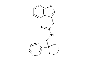 2-indoxazen-3-yl-N-[(1-phenylcyclopentyl)methyl]acetamide