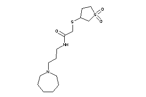 N-[3-(azepan-1-yl)propyl]-2-[(1,1-diketothiolan-3-yl)thio]acetamide