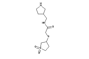 2-[(1,1-diketothiolan-3-yl)thio]-N-(pyrrolidin-3-ylmethyl)acetamide