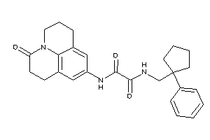 Image of N-(ketoBLAHyl)-N'-[(1-phenylcyclopentyl)methyl]oxamide