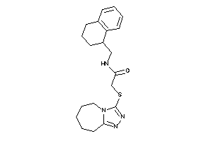 2-(6,7,8,9-tetrahydro-5H-[1,2,4]triazolo[4,3-a]azepin-3-ylthio)-N-(tetralin-1-ylmethyl)acetamide