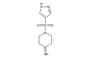 [1-(1H-pyrazol-4-ylsulfonyl)-4-piperidylidene]amine
